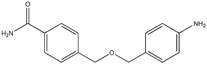 4-{[(4-aminophenyl)methoxy]methyl}benzamide 结构式