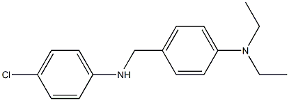 4-{[(4-chlorophenyl)amino]methyl}-N,N-diethylaniline 结构式
