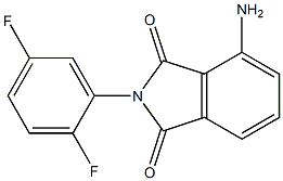 4-amino-2-(2,5-difluorophenyl)-2,3-dihydro-1H-isoindole-1,3-dione 结构式