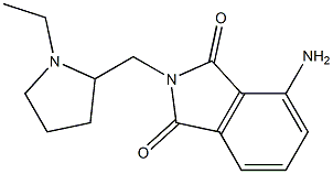 4-amino-2-[(1-ethylpyrrolidin-2-yl)methyl]-2,3-dihydro-1H-isoindole-1,3-dione 结构式