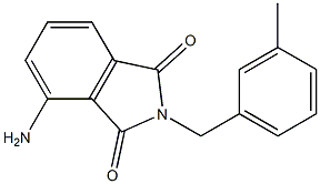 4-amino-2-[(3-methylphenyl)methyl]-2,3-dihydro-1H-isoindole-1,3-dione 结构式