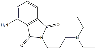 4-amino-2-[3-(diethylamino)propyl]-2,3-dihydro-1H-isoindole-1,3-dione 结构式