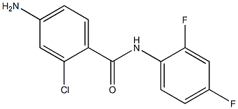 4-amino-2-chloro-N-(2,4-difluorophenyl)benzamide 结构式