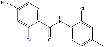4-amino-2-chloro-N-(2-chloro-4-methylphenyl)benzamide 结构式