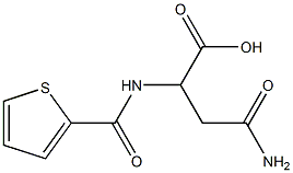 4-amino-4-oxo-2-[(thien-2-ylcarbonyl)amino]butanoic acid 结构式