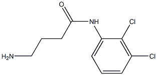 4-amino-N-(2,3-dichlorophenyl)butanamide 结构式