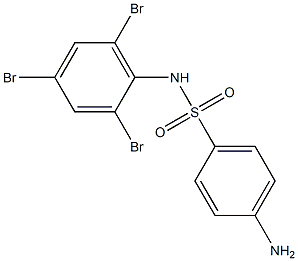 4-amino-N-(2,4,6-tribromophenyl)benzene-1-sulfonamide 结构式