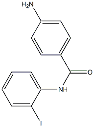 4-amino-N-(2-iodophenyl)benzamide 结构式