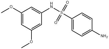 4-amino-N-(3,5-dimethoxyphenyl)benzene-1-sulfonamide 结构式