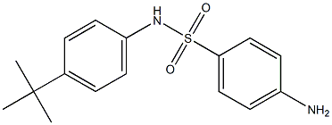 4-amino-N-(4-tert-butylphenyl)benzene-1-sulfonamide 结构式