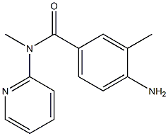 4-amino-N,3-dimethyl-N-(pyridin-2-yl)benzamide 结构式