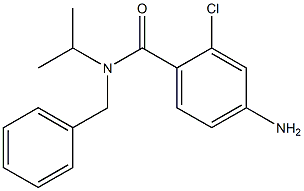 4-amino-N-benzyl-2-chloro-N-(propan-2-yl)benzamide 结构式