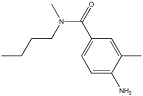 4-amino-N-butyl-N,3-dimethylbenzamide 结构式