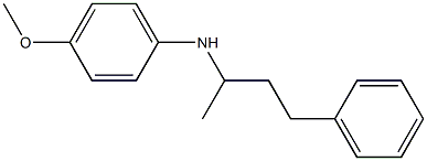 4-methoxy-N-(4-phenylbutan-2-yl)aniline 结构式