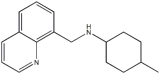 4-methyl-N-(quinolin-8-ylmethyl)cyclohexan-1-amine 结构式