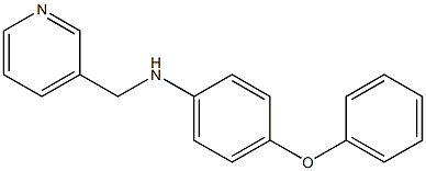 4-phenoxy-N-(pyridin-3-ylmethyl)aniline 结构式