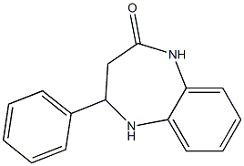 4-phenyl-2,3,4,5-tetrahydro-1H-1,5-benzodiazepin-2-one 结构式