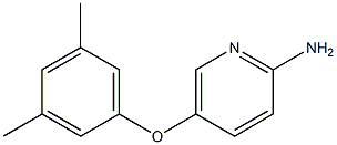 5-(3,5-dimethylphenoxy)pyridin-2-amine 结构式