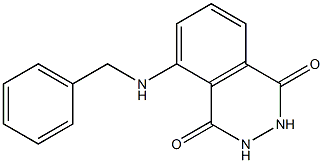 5-(benzylamino)-1,2,3,4-tetrahydrophthalazine-1,4-dione 结构式