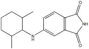 5-[(2,6-dimethylcyclohexyl)amino]-2,3-dihydro-1H-isoindole-1,3-dione 结构式