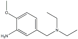 5-[(diethylamino)methyl]-2-methoxyaniline 结构式