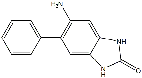 5-amino-6-phenyl-1,3-dihydro-2H-benzimidazol-2-one 结构式