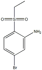 5-bromo-2-(ethylsulfonyl)aniline 结构式