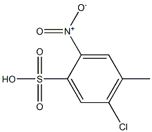 5-chloro-4-methyl-2-nitrobenzene-1-sulfonic acid 结构式