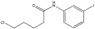 5-chloro-N-(3-iodophenyl)pentanamide 结构式