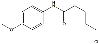 5-chloro-N-(4-methoxyphenyl)pentanamide 结构式