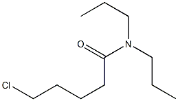 5-chloro-N,N-dipropylpentanamide 结构式