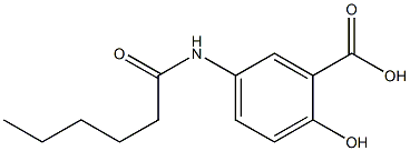 5-hexanamido-2-hydroxybenzoic acid 结构式