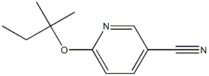 6-[(2-methylbutan-2-yl)oxy]pyridine-3-carbonitrile 结构式