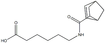 6-[(bicyclo[2.2.1]hept-5-en-2-ylcarbonyl)amino]hexanoic acid 结构式