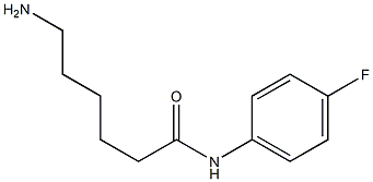 6-amino-N-(4-fluorophenyl)hexanamide 结构式