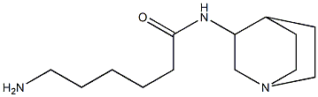 6-amino-N-1-azabicyclo[2.2.2]oct-3-ylhexanamide 结构式