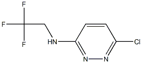 6-chloro-N-(2,2,2-trifluoroethyl)pyridazin-3-amine 结构式