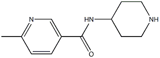 6-methyl-N-piperidin-4-ylnicotinamide 结构式