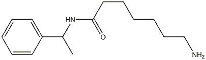 7-amino-N-(1-phenylethyl)heptanamide 结构式