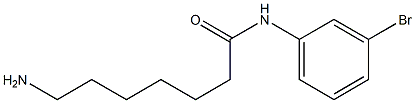 7-amino-N-(3-bromophenyl)heptanamide 结构式
