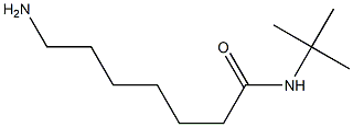 7-amino-N-(tert-butyl)heptanamide 结构式