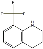 8-(trifluoromethyl)-1,2,3,4-tetrahydroquinoline 结构式