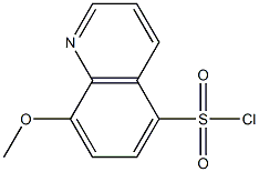 8-methoxyquinoline-5-sulfonyl chloride 结构式