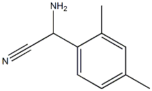 amino(2,4-dimethylphenyl)acetonitrile 结构式