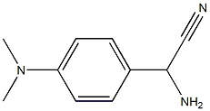 amino[4-(dimethylamino)phenyl]acetonitrile 结构式