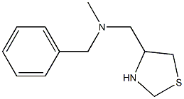 benzyl(methyl)(1,3-thiazolidin-4-ylmethyl)amine 结构式