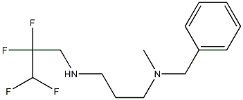 benzyl(methyl){3-[(2,2,3,3-tetrafluoropropyl)amino]propyl}amine 结构式