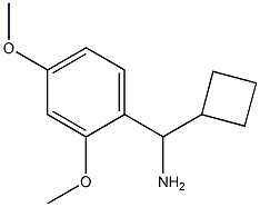 cyclobutyl(2,4-dimethoxyphenyl)methanamine 结构式
