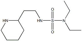 diethyl({[2-(piperidin-2-yl)ethyl]sulfamoyl})amine 结构式
