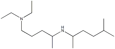 diethyl({4-[(5-methylhexan-2-yl)amino]pentyl})amine 结构式